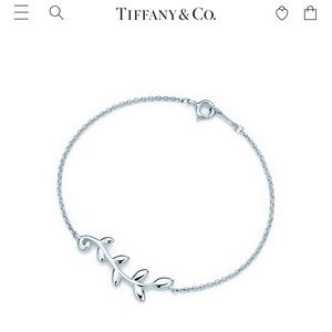 Tiffany Paloma Picasso olive leave branch bracelet